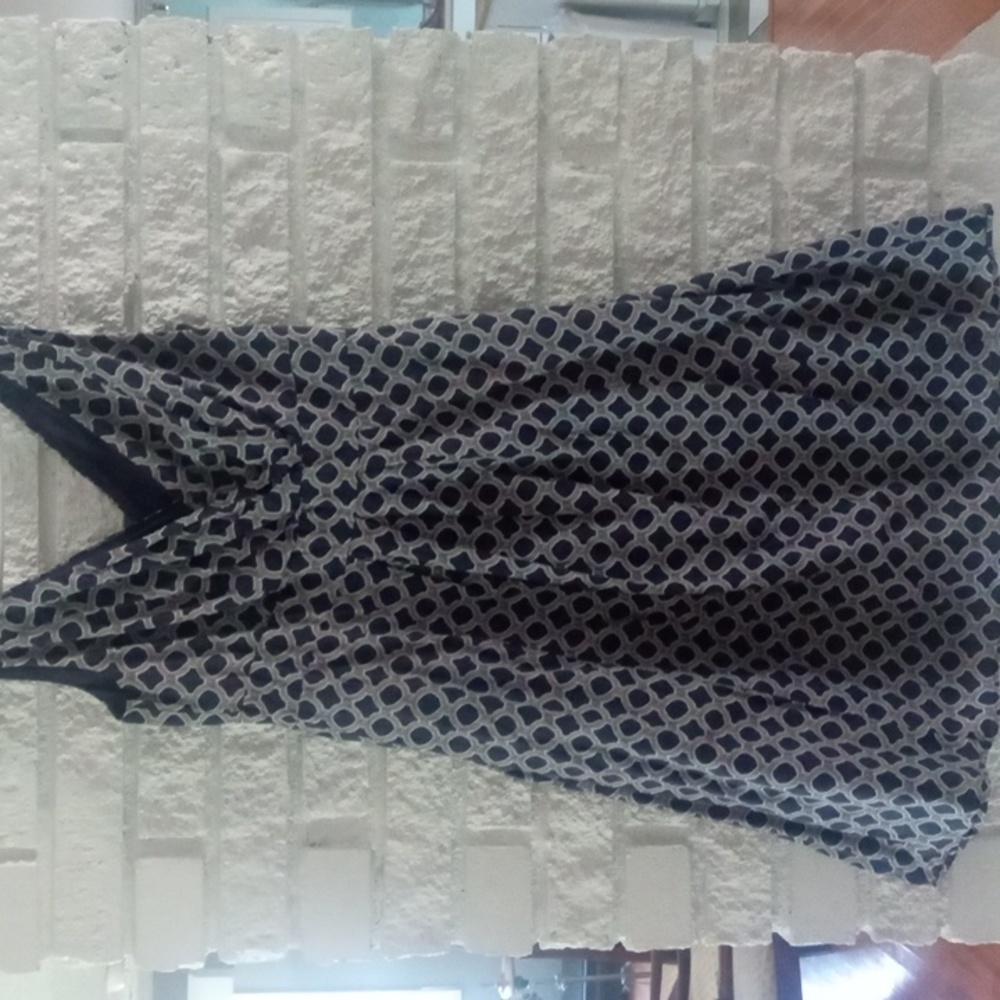 Lands End cotton sundress,Navy blue nautical design. Sz. 4.